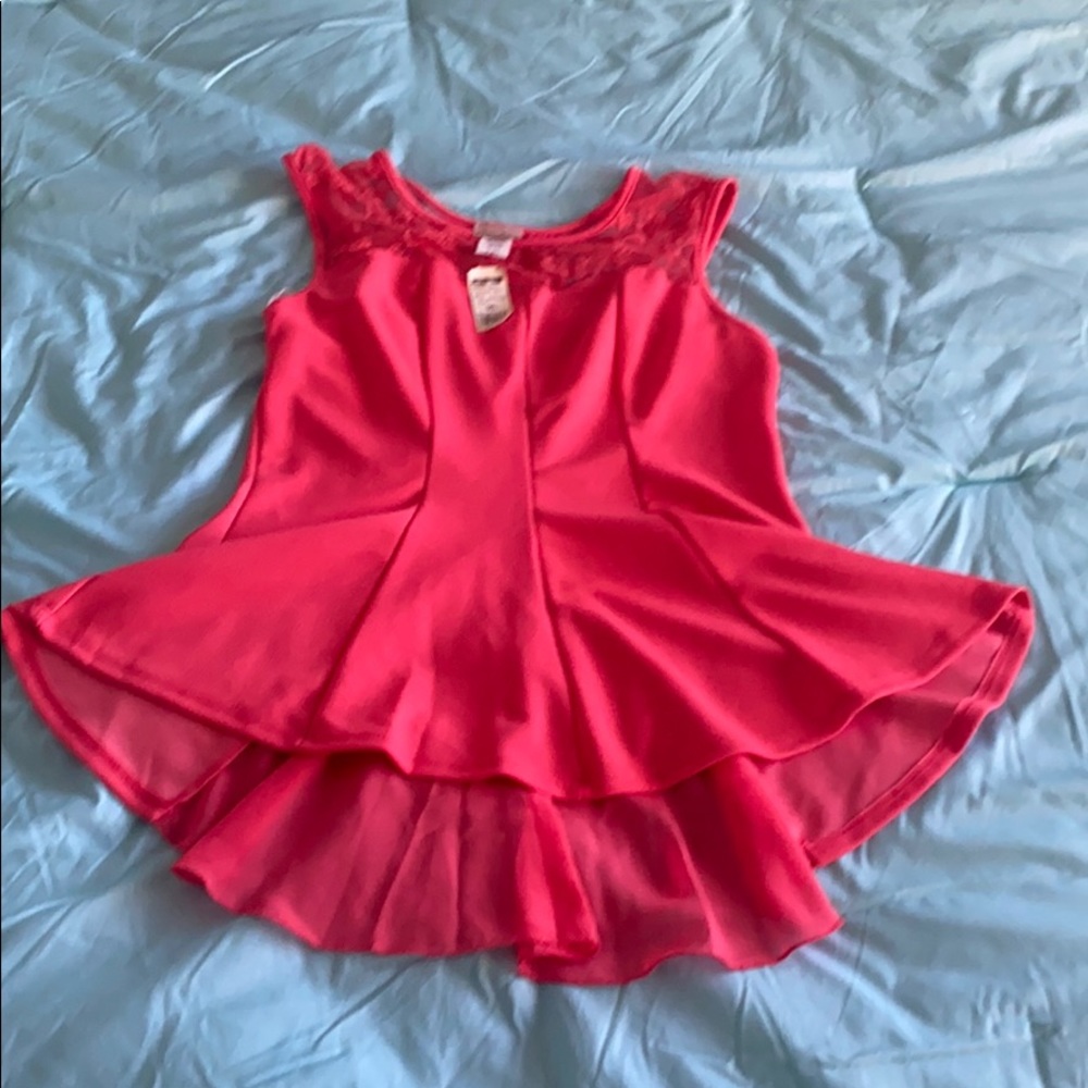 Salmon color blouse